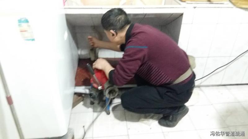 彭水大转盘管道疏通现场